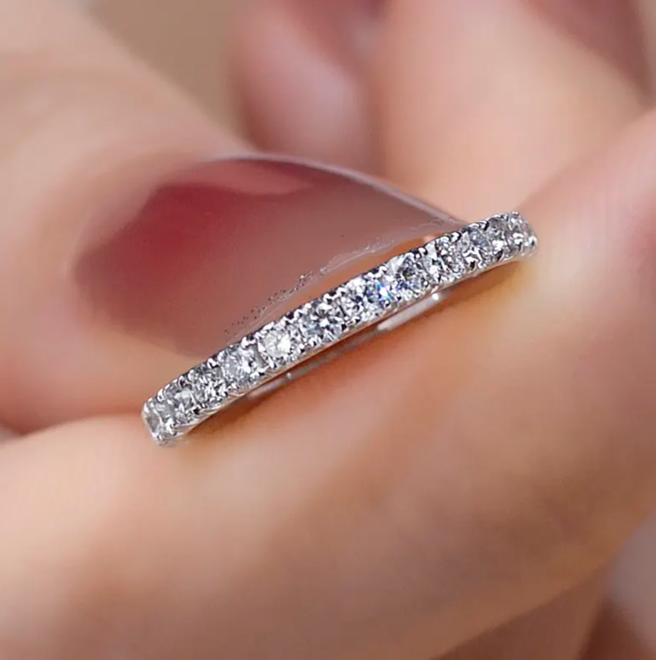 Half Round Eternity Band