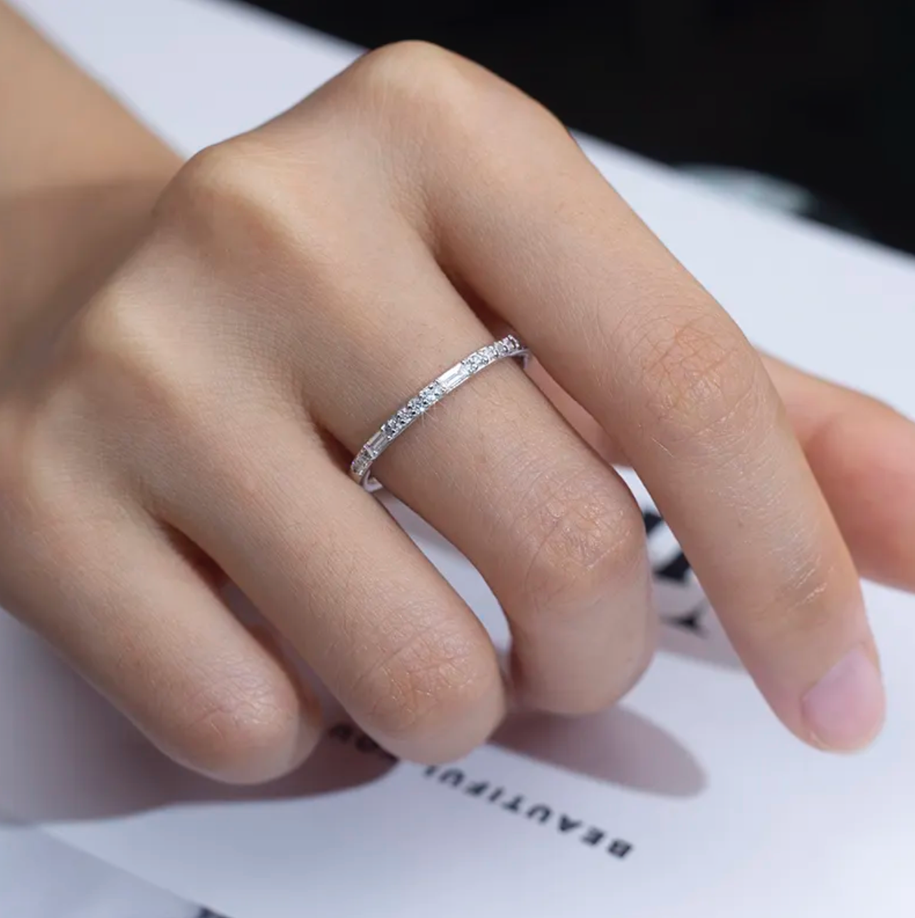 Half Round Eternity Band