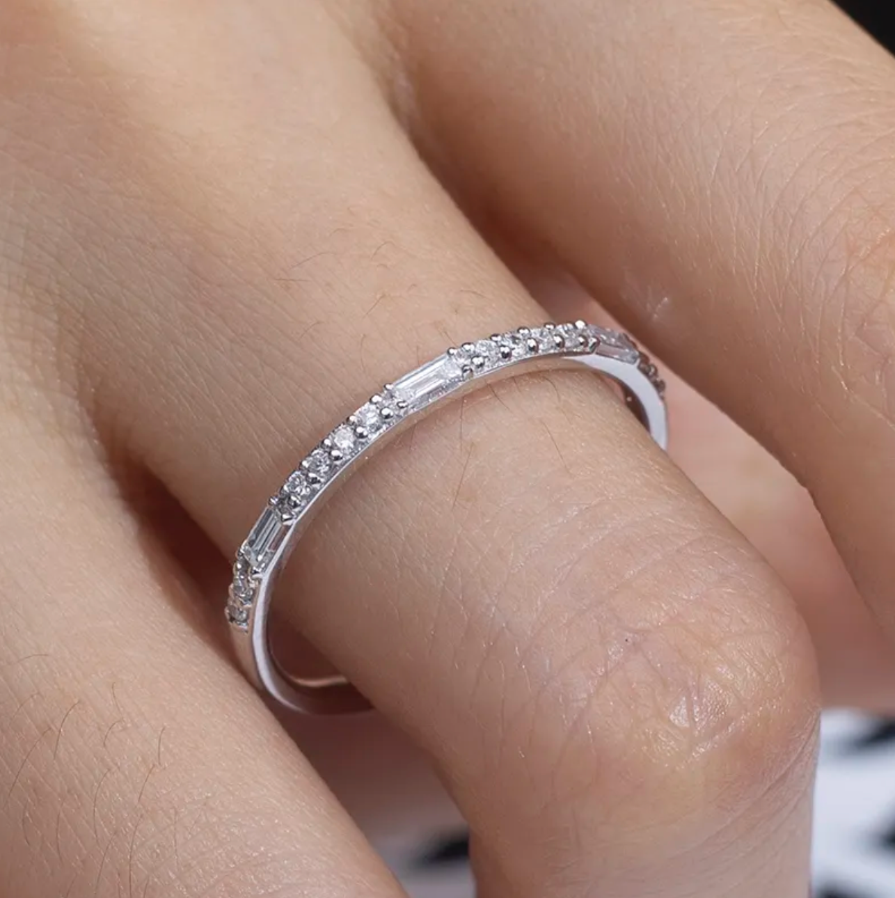 Half Round Eternity Band