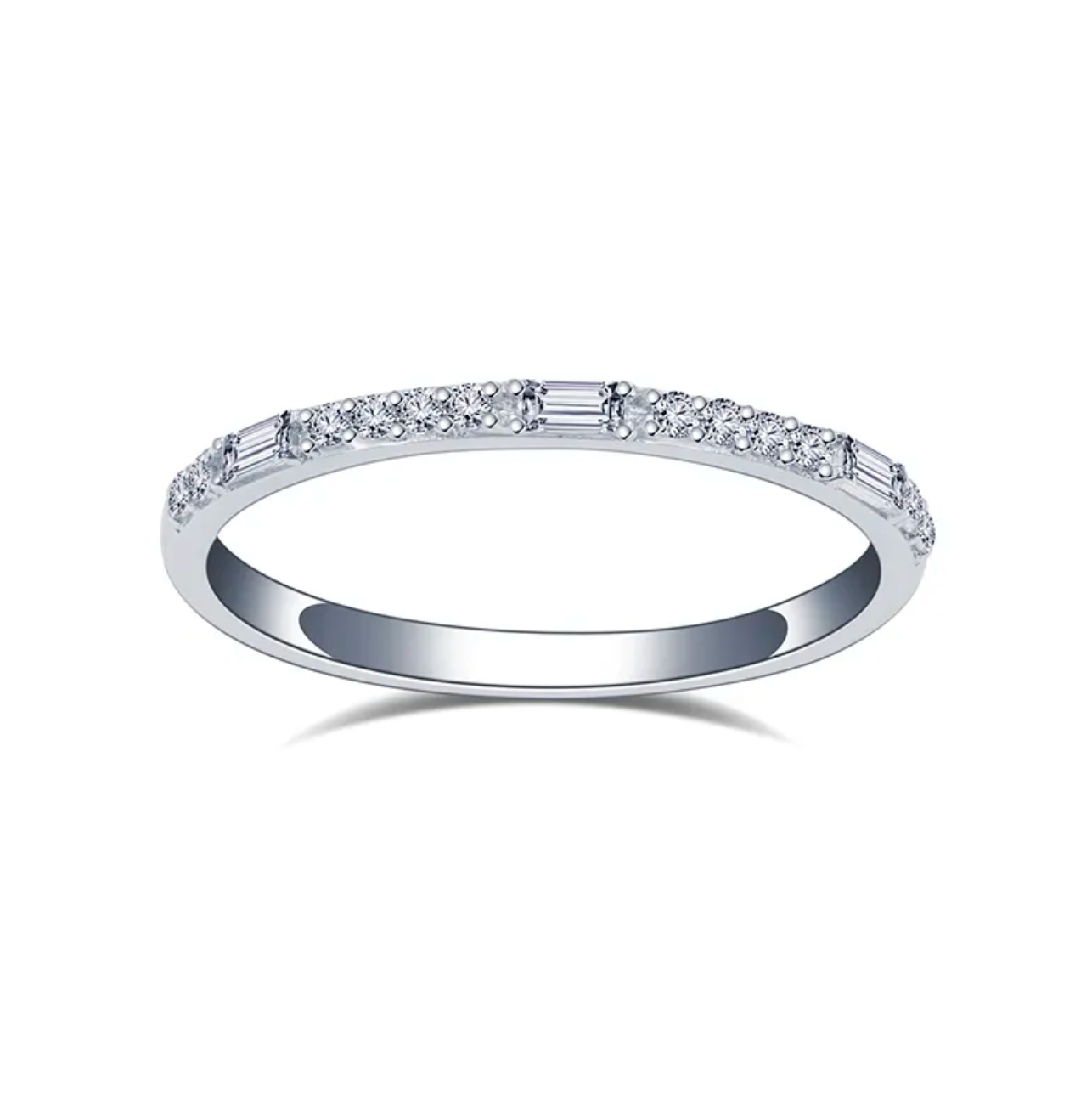 Half Round Eternity Band