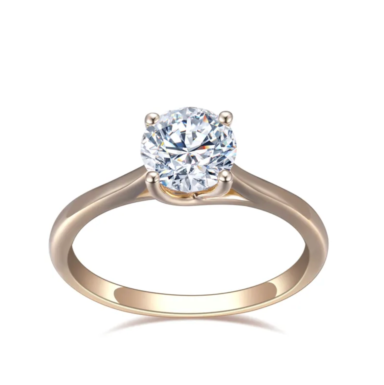 Round Solitaire Engagement Ring