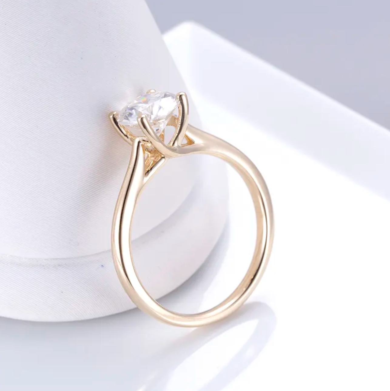 Round Solitaire Engagement Ring