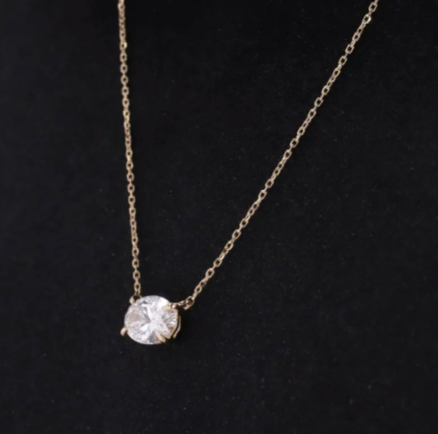 Ovale Solitärkette