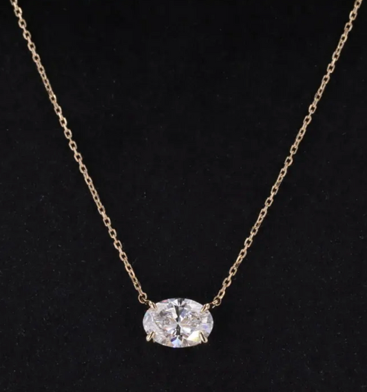 Ovale Solitärkette